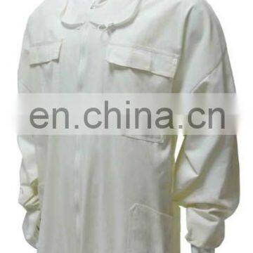 Wholesale Pure White 100% Cotton Professional Safety Coverall Workwear/Working Uniform photo-3