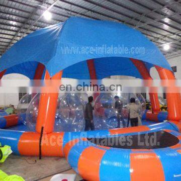 popular hot sale commercial inflatable pool tent