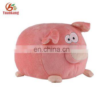 ICTI Factory Plush Ball Shape Stuffed Animal Soft Pig Toy