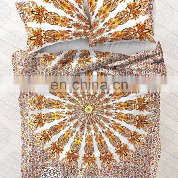 Hippie Indian Mandala Duvet Doona Cover Ethnic Quilt Cover With Pillow Cover Art