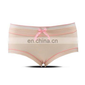 Bestdance Wholesale Sexy Lace Underpant Pure Modal Bow-knot Underwear Briefs for Women OEM photo-3