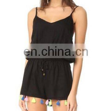 2017 New Fashionable Women's Collection Rayon Dyed Beach Summer Romper/Coverup