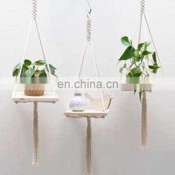 Macrame Plant Hanger Rope Plant Hangers Wooden Plant Hangers