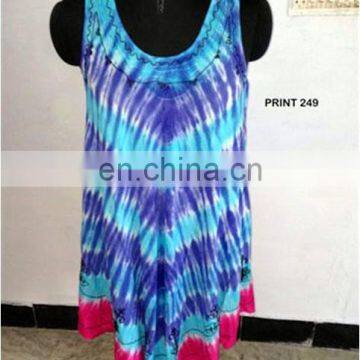 wholesale tie dye beach dress 2016 summer long dress boho clothing beach wear