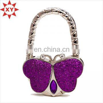 Convenient folding handbag hook hanger for purse