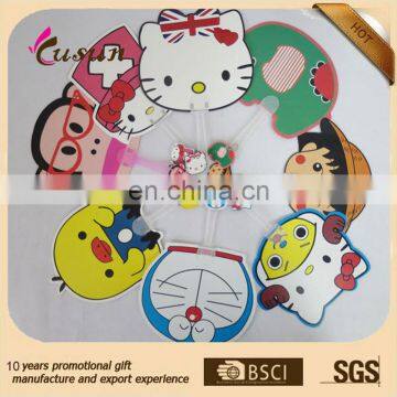 Cute hand fan, plastic pp hand fan, promotion gift hand fans