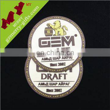 Eco-friendly custom pvc coaster / silicone coaster wholesale