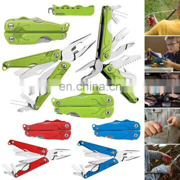 2017 NEW High Quality Promotion Gift Foldable Stainless Steel And Anodized Aluminum Multi Tool