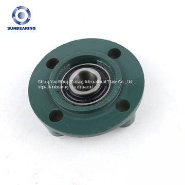 SUNBEARING UCFC211 Pillow Block  Bearing Green 55*185*55.6mm Chrome Steel GCR15