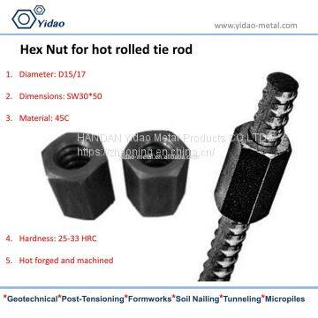 15/16mm tie rod for formwork system tie back post tensioning bar