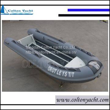 Small Sized Aluminum Rib Inflatable Boat With Single V Hull