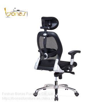 High Back Mesh Office Chair Ergonomic Chair With Headrest and Adjustable Lumbar Support photo-4