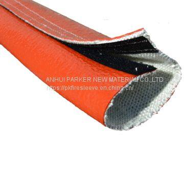 Silicone Fiberglass Firesleeve With Velcro Hook Loop Closure photo-2