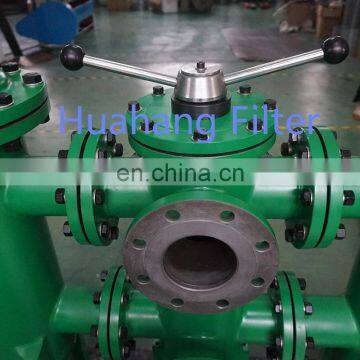 Корпус фильтра возвратного масла с двумя картриджами SDRLF-1300W/80 с высоким потоком для высоконапорной гидравлической системы масла photo-3