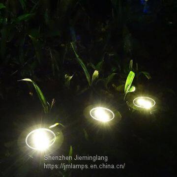 Solar Powered 3 LED Solar Light Outdoor 4LED Solar Light Outdoor LED Garden Light Lawn Path Yard Fence Stainless Steel Buried Inground Lamp JML-SGL-4LEDS photo-4