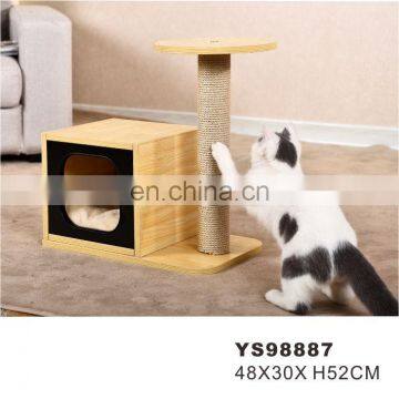 Manufacture Sale Customized Cat Tree House Scratch Post