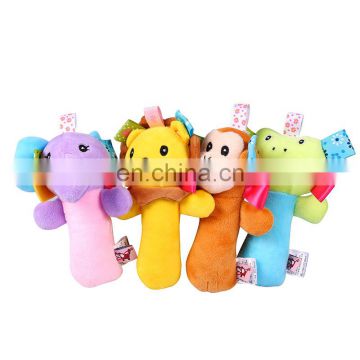 China supplier cheap squeaky plush dog chew teeth grinding bones pet toy