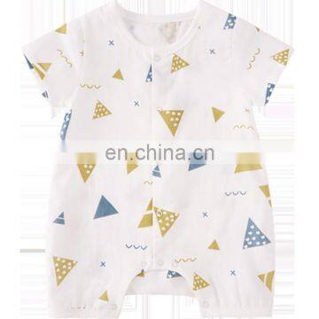 Wholesale High Quality 100% Cotton Newborn Baby Clothes Baby Rompers