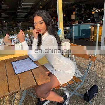 Hot Selling Zip up Rib Fabric Good Quality Full Bodysuits For Women Adults photo-3