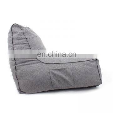Customized Comfortable Faux Linen Cover Bean Bag Lazy Sofa for Living Room or Bedroom photo-3