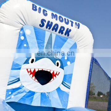 Seaworld Themed Inflatable Carnival Games Set Big Mouth Baseball Basketball Challenge Game For Children photo-3