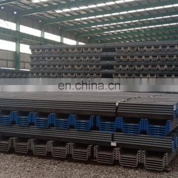 Jinxi Hot Rolled S355jo S275jr 400*100 400*125 Flood Gate 12 Meter Steel Sheet Pile Price