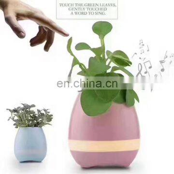 New Arrival Smart Touch Plant Piano Music Flowerpot With Bluetooth and LED Light photo-2