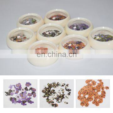 2020 Popular 3D Adhesive Halloween Nail Art Decoration Nail Decals Nail Sticker