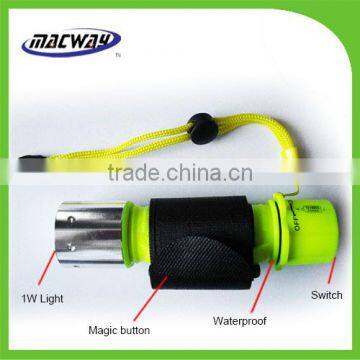 LED waterproof diving flashlight