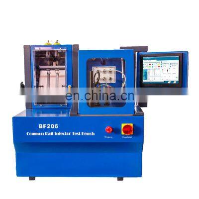 BF206 diesel fuel electric injectors testing bench with piezo injectors testing function for common rail system