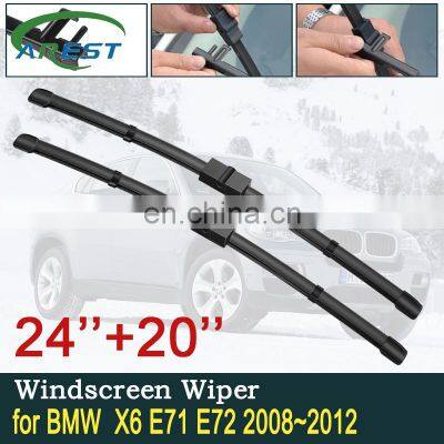 Car Wiper Blade for BMW X6 E71 E72 2008 2009 2010 2011 2012 Front Windscreen Windshield Brushes Wipers Car Accessories Goods