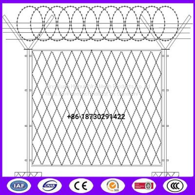 Galvanized Safety Razor Barbed Wire / Durable Decorative Razor Wire Fencing