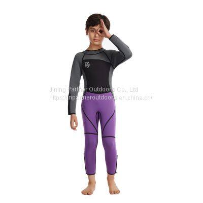 Quality 2.5MM Kids Boys Swimming Wetsuit