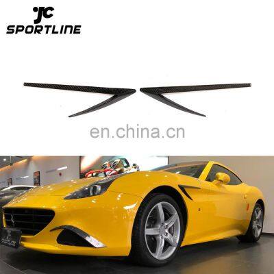 Carbon Fiber Front Fender Vents Trims for Ferrari California T 15-18