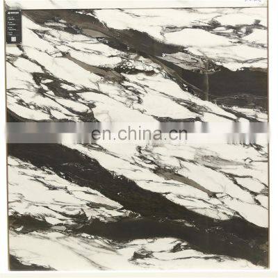 panda white new marble design internal flooring building material full glazed polished porcelain ceramic floor tile