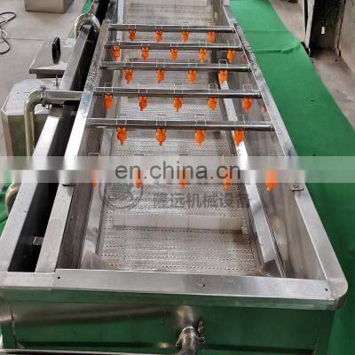 Factory provides vegetable and fruit washing washer vegetable ginger cassava cleaning machine