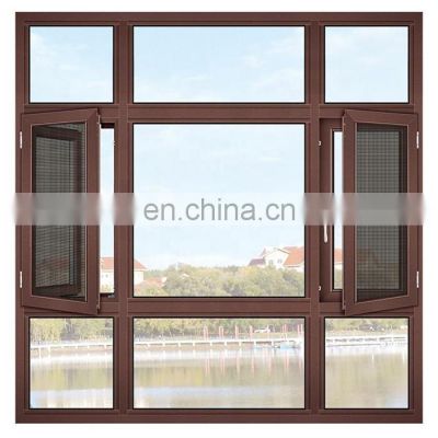 Professional double glazing french window triple glazed casement windows