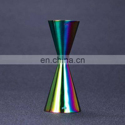 Triangle Short Shot Wholesale Stainless Steel Graded Slanted Slim Cocktail Jigger photo-5