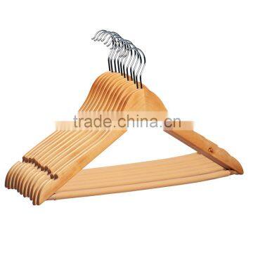 Wholesale Manufactory Provide High Ending Wooden Clothes Hanger photo-3