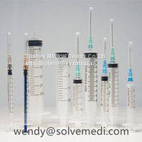 Disposable medical syringes