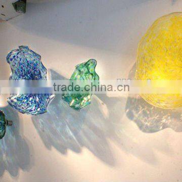 Home Wall Glass Flowers Decoration