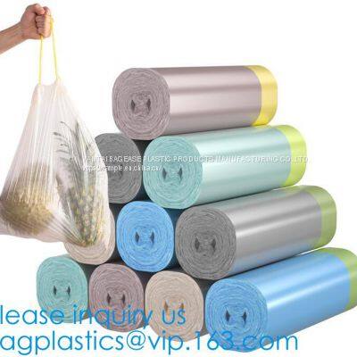 PBAT PLA Cornstarch Grocery Shopping Bag Vest Carrier, Singlet Handle Handy Killeen Bags Sacks Packaging Produce Roll photo-5