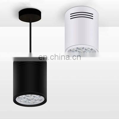 Dimmable LED COB Spotlight AC85-265V 7W 9W 12W Aluminum Indoor Surface Mounted LED COB Ceiling Lighting