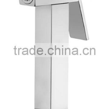 Brass square shattaf / Brass chrome finished square hand hold bidet sprayer/ Chrome finished brass square shattaf