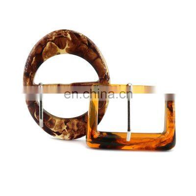 Wholesale Fashion Shoe Accessories Cute Charming Resin Pin Roller Buckle, Sandal Shoes Buckle