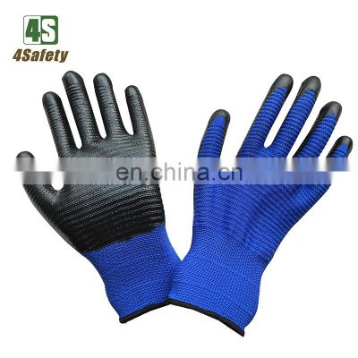 4SAFETY Nitrile Coated Garden Hand Working Gloves For Safety