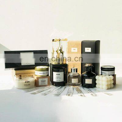 Sample candle diffuser essential oil set hotel scent scented paper ornaments gel soy wax christmas luxury candles