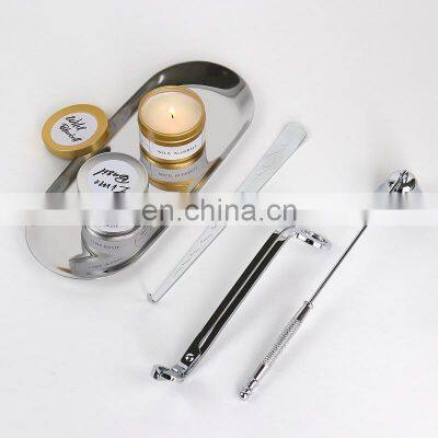 OEM Logos 4 PCS Candle Tools Wick Trimmers Snuffer Dipper Candle Snipping Set Candle Accessories Scissors Set photo-2