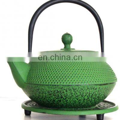 small capacity bamboo handle cast iron teapot with teapot set