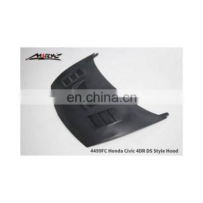 Hood Bonnet for 2006-2011 Honda Civic 4DR DS Style Body Kits photo-2
